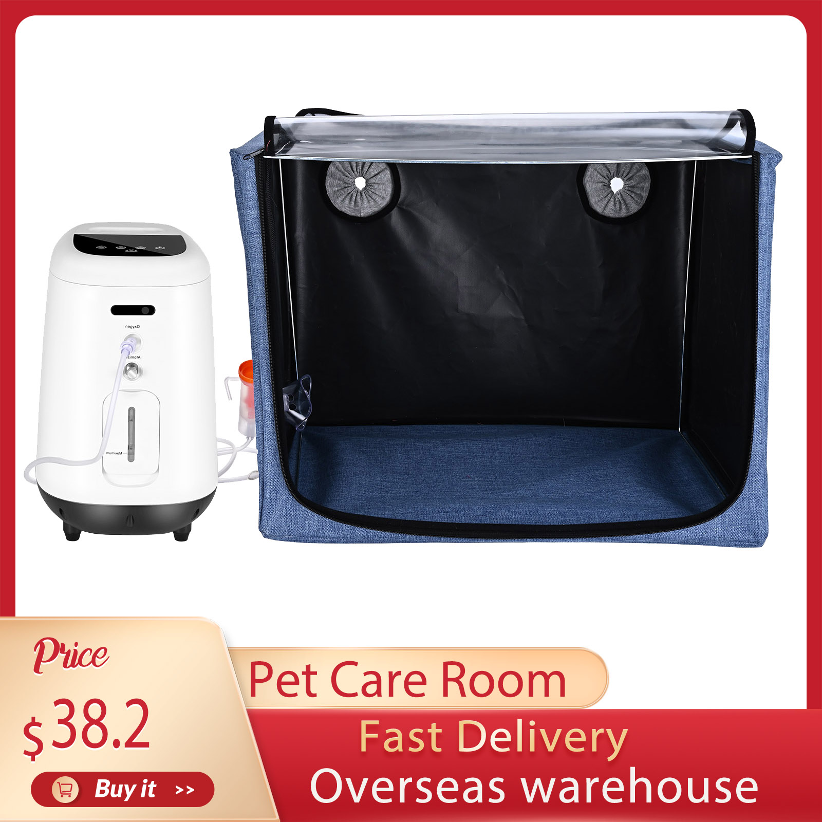 Lab Incubator - Cage de soins intensifs pour animaux