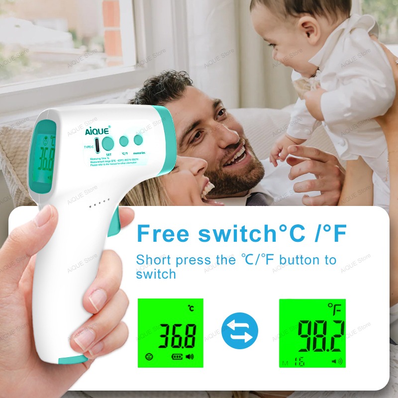 AiQUE Rechargeable Numérique ℃ - Digital Thermometer Infrared avis et prix