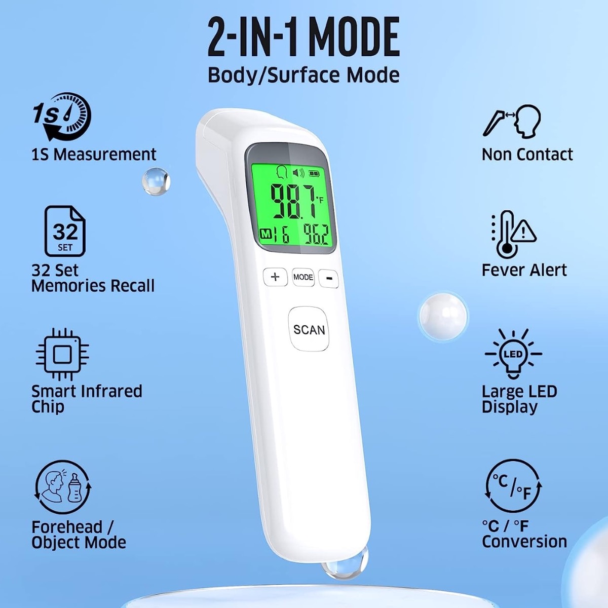Thermomètre pour adultes et en - Digital Thermometer Infrared avis et prix