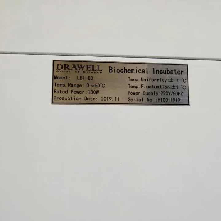 Incubateur biochimique de micr - Medical Lab Microbiology avis et prix